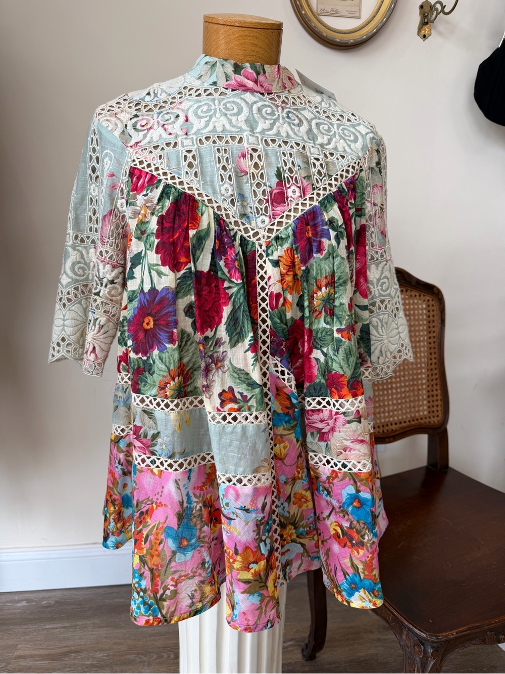 Zimmermann Frangipani Blouse Size 3 (US size 10) Anthropologie